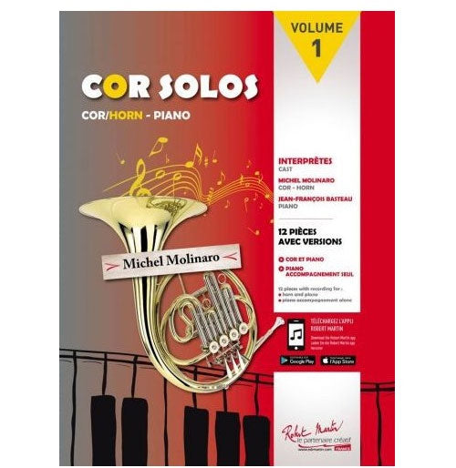 Molinaro M. - Cor Solos Vol.1 (+ Acc. Piano)