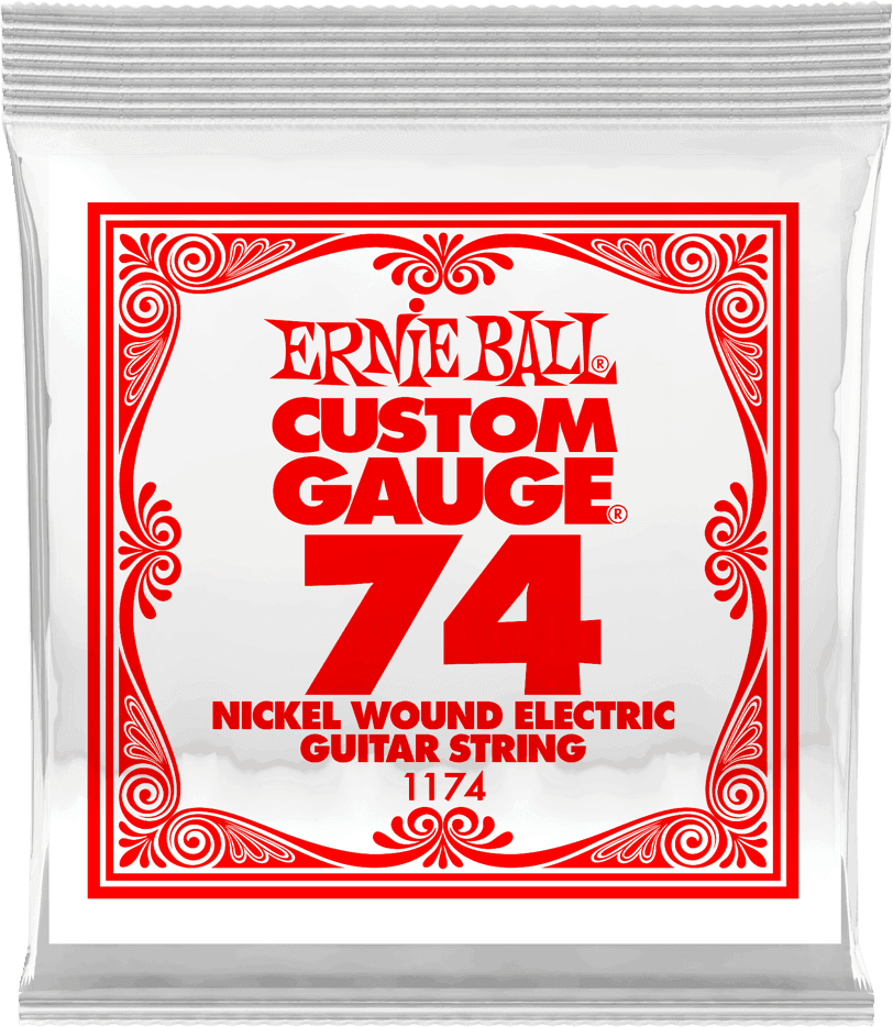 Ernie Ball .074 NICKEL WOUND ELECTRIC GUITAR STRINGS