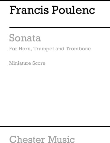 Sonata For Horn Trumpet And Trombone