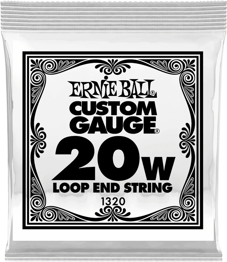 .020 LOOP END STAINLESS STEEL WOUND BANJO OR MANDOLIN GUITAR STRINGS