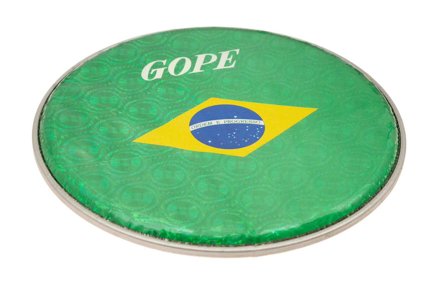 HHOL10-BR - 10" DOUBLE HOLOGRAPHIC HEAD - FLAG BRAZIL