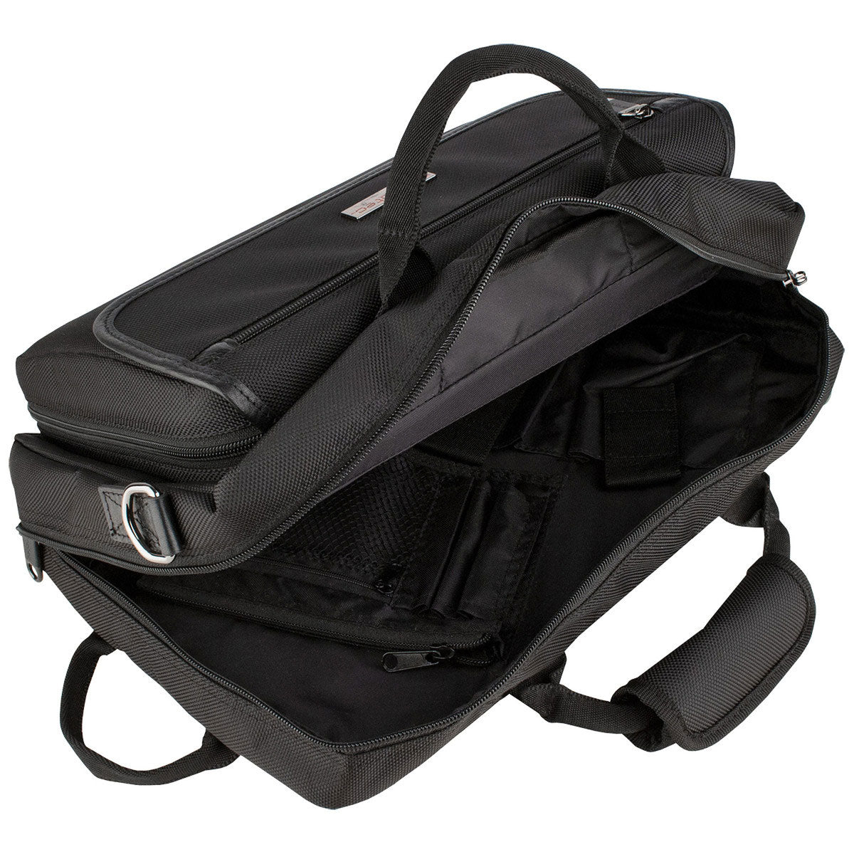 Estojo Lux Messenger Flauta e Piccolo - Preto - LX-308PICC