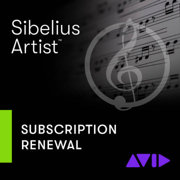 Renovação da subscrição Artist do Sibelius 1Y