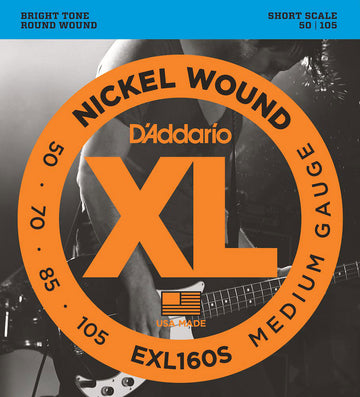 EXL160S NICKEL WOUND  SHORT SCALE MEDIUM 50-105
