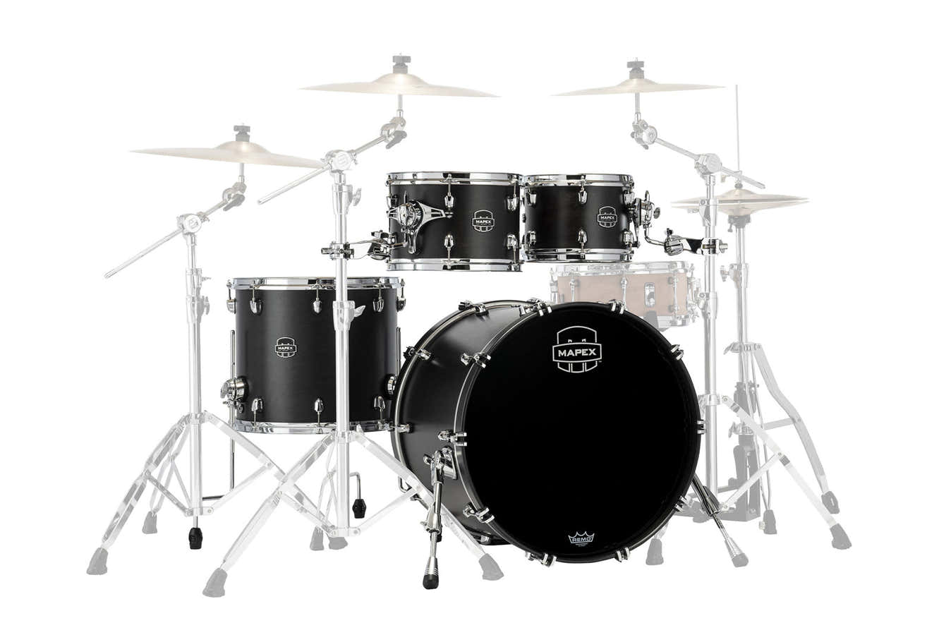 SATURN 4 DRUMS SATIN BLACK