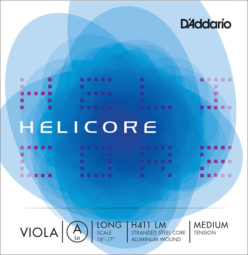 D'ADDARIO HELICORE VIOLA SINGLE A STRING LONG SCALE MEDIUM TENSION