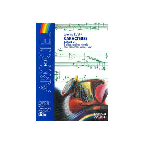 Rueff - Caractères - Recueil 2 - Saxofone E Piano