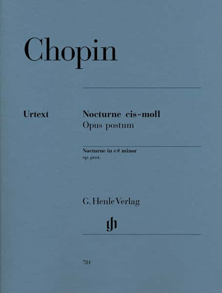 Henle Verlag Chopin - Nocturne Ut Dièse Mineur Op. Post. - Piano
