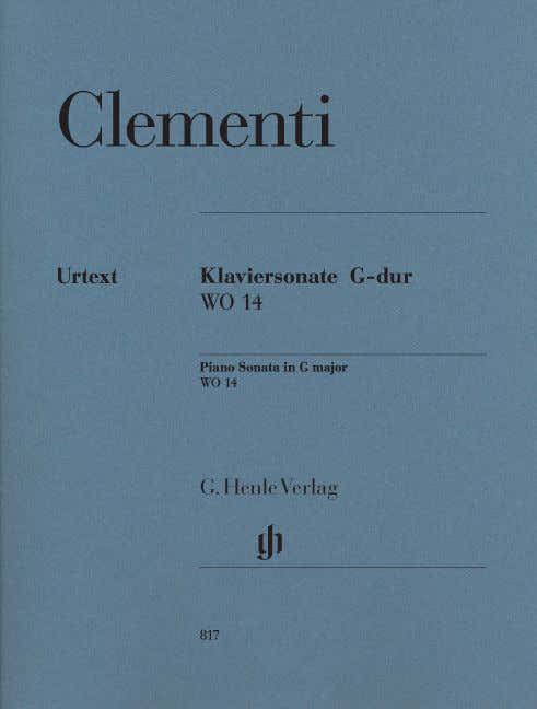 CLEMENTI M. - PIANO SONATA G MAJOR WO 14 - PIANO