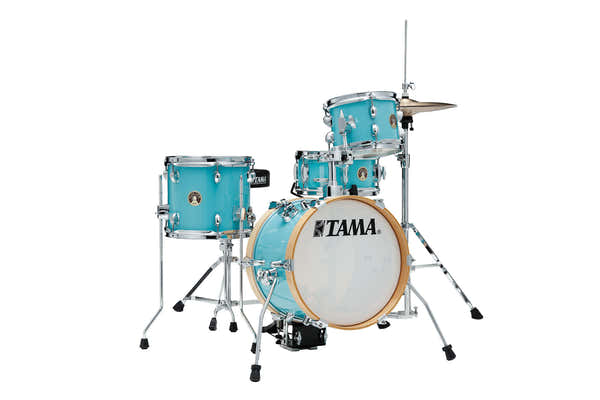 Tama CLUB-JAM FLYER 4-PIECE COMPLETE KIT WITH 14" BASS DRUM AQUA BLUE