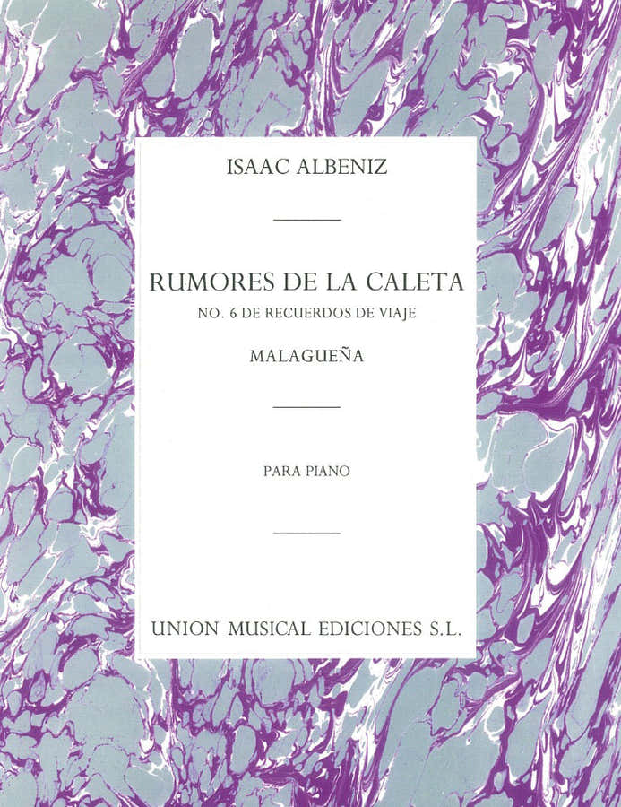 ALBENIZ RUMORES DE CLTA NO6 OP71 - PIANO SOLO