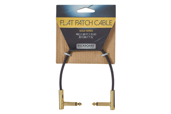 Cabo patch plano da série Gold CAB-pc-F-20-gd