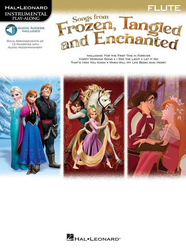 SONGS FROM ?FROZEN? ?TANGLED? & ?ENCHANTED? - FLUTE + AUDIO-ONLINE