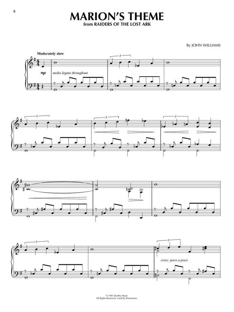 John Williams - Coleção de solos de piano de Indiana Jones