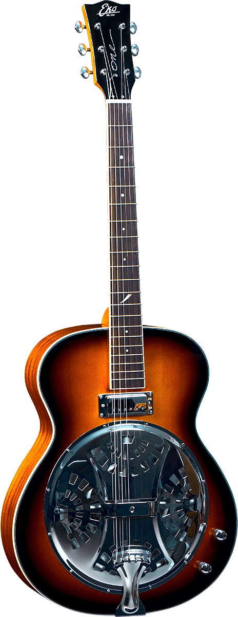 Eko One Resonator EQ Sunburst
