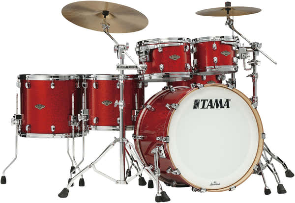 Tama WBR52RZS-GRS - Starclassic Walnut/Birch Studio 22" Vermelho granada brilhante