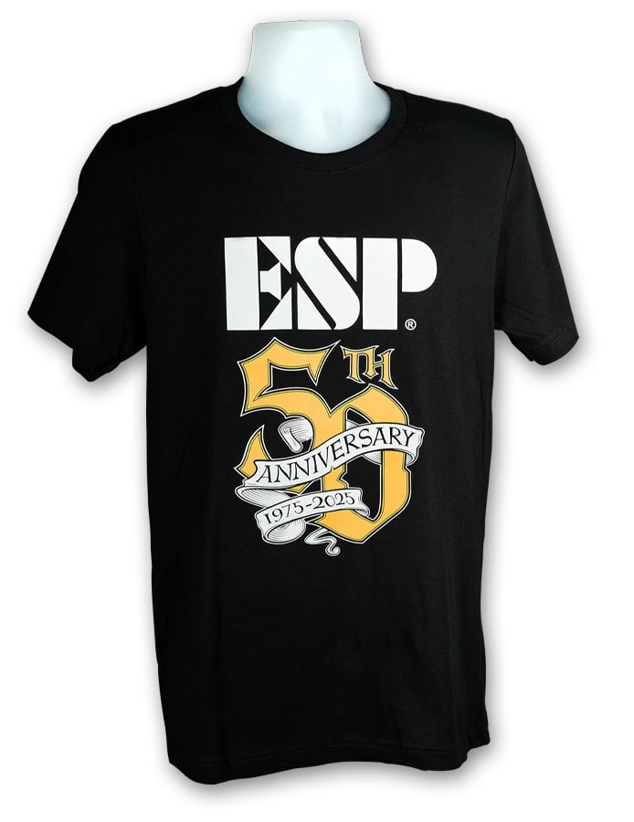 "M" T-shirt ESP 50 Anni Preto