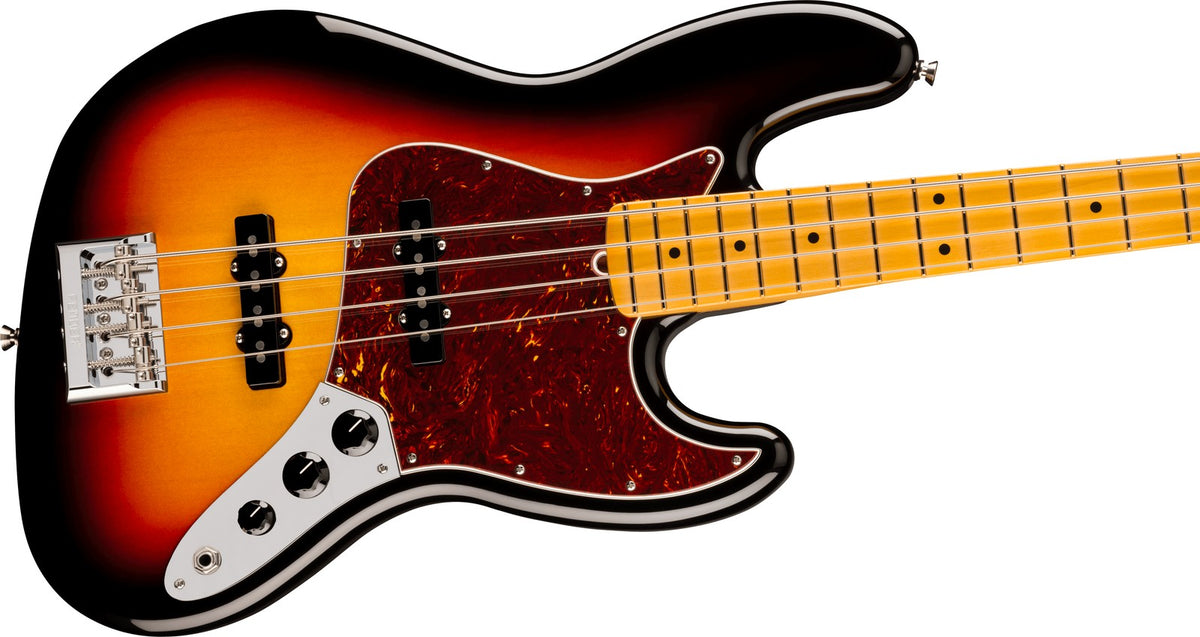 Jazz Bass American Professional, MN Sunburst de 3 cores