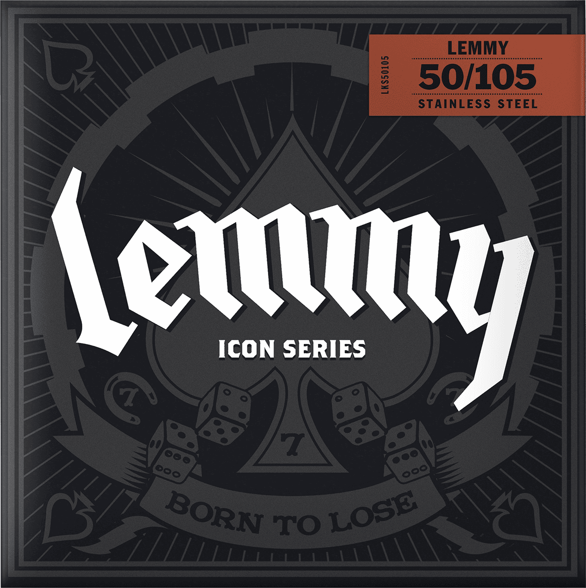 LEMMY SIGNATURE STAINLESS STEEL 50-105