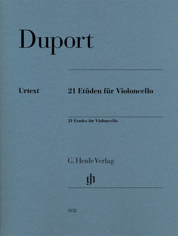 Duport JEAN-louis - 21 Estudos para violoncelo