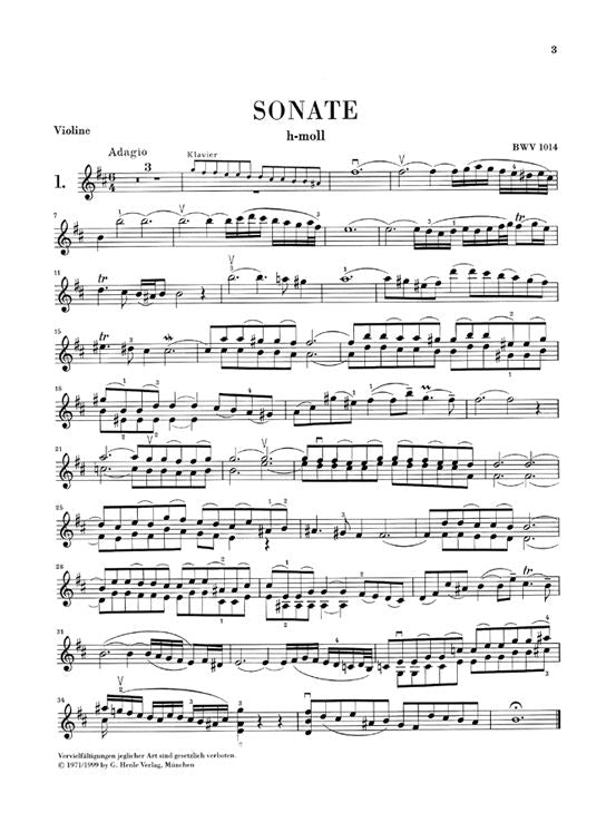 Bach J.S. - Sonatas For Violin And Piano (harpsichord) 1-3 BWV 1014-1016