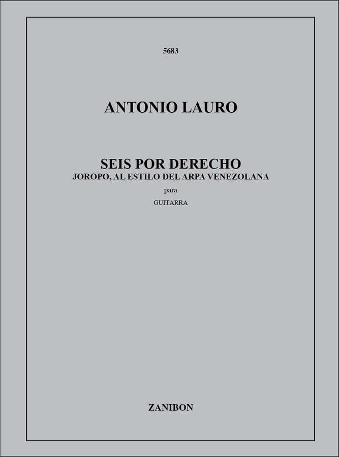 Lauro A. - Seis Por Derecho - Guitare