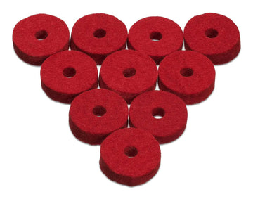 AWFR PACK CYMBAL RED FELTS X10