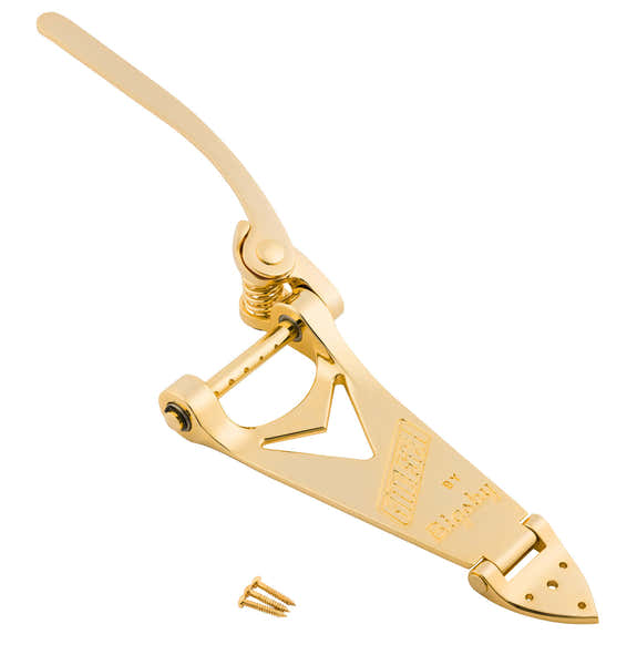 Cordal de marca, Bigsby B6, passagem das cordas, Dourado