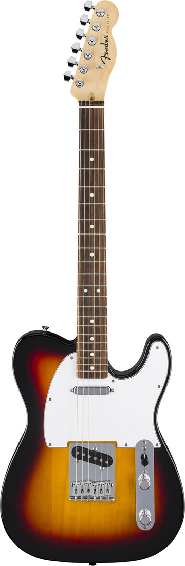 Telecaster Standard LRL Escudo branco Sunburst de 3 cores