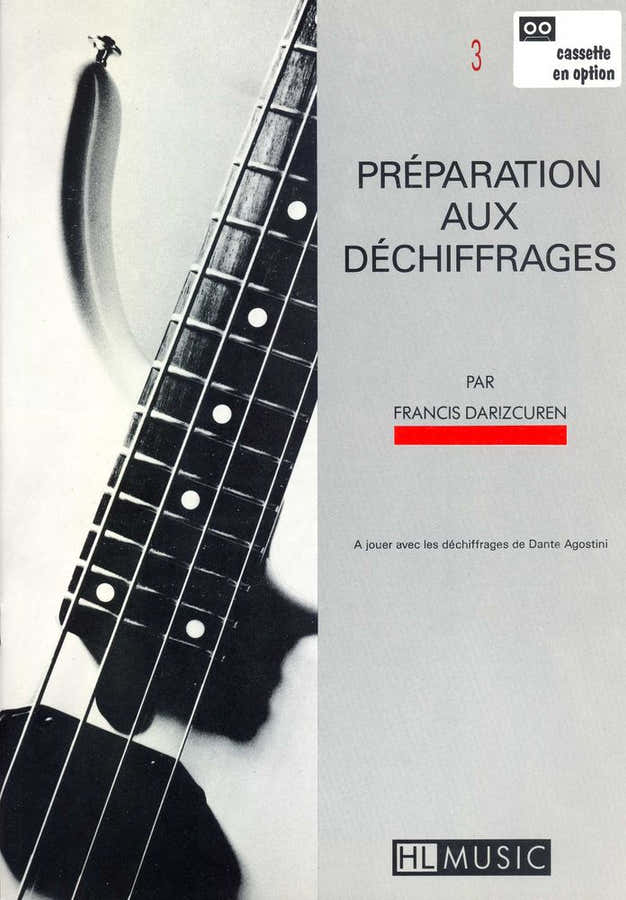 DARIZCUREN FRANCIS - PREPARATION AU DECHIFFRAGE VOL.3 ET 4 + CD - GUITARE BASSE