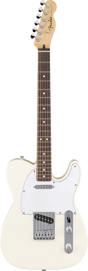 Standard Telecaster LRL Escudo branco Branco olímpico