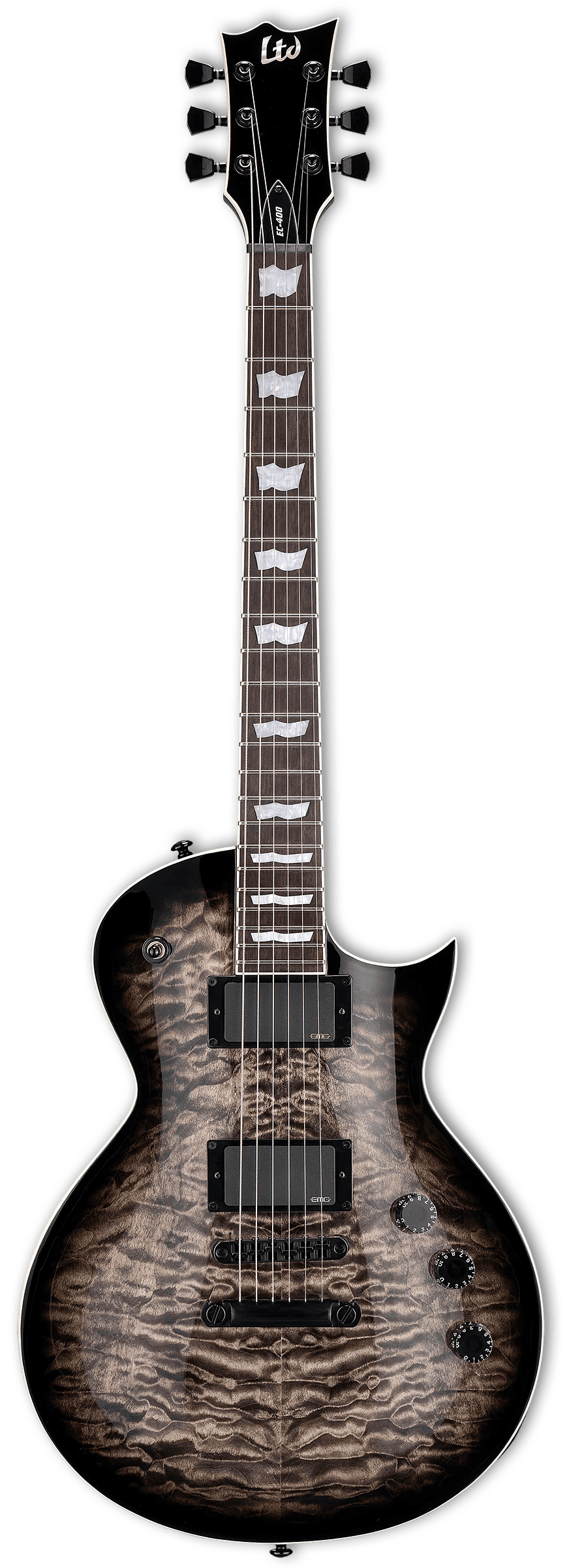 Eclipse EC-400 QM Sunburst preto translúcido