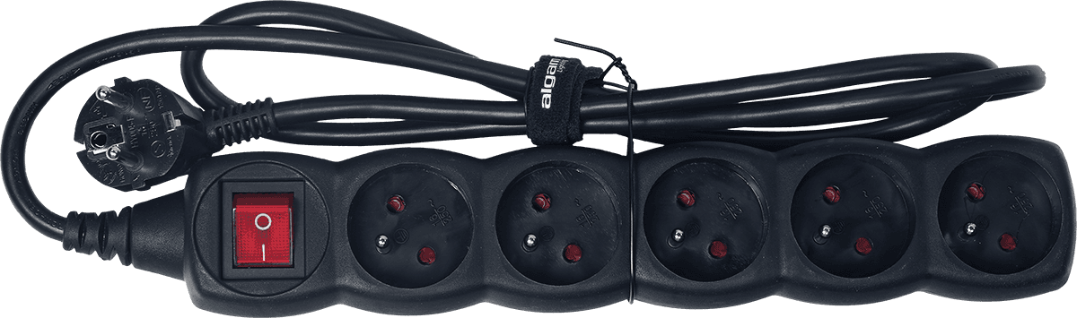 Fichas múltiplas e extensões Algam Lighting