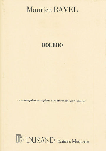RAVEL M. - BOLERO - PIANO 4 MAINS