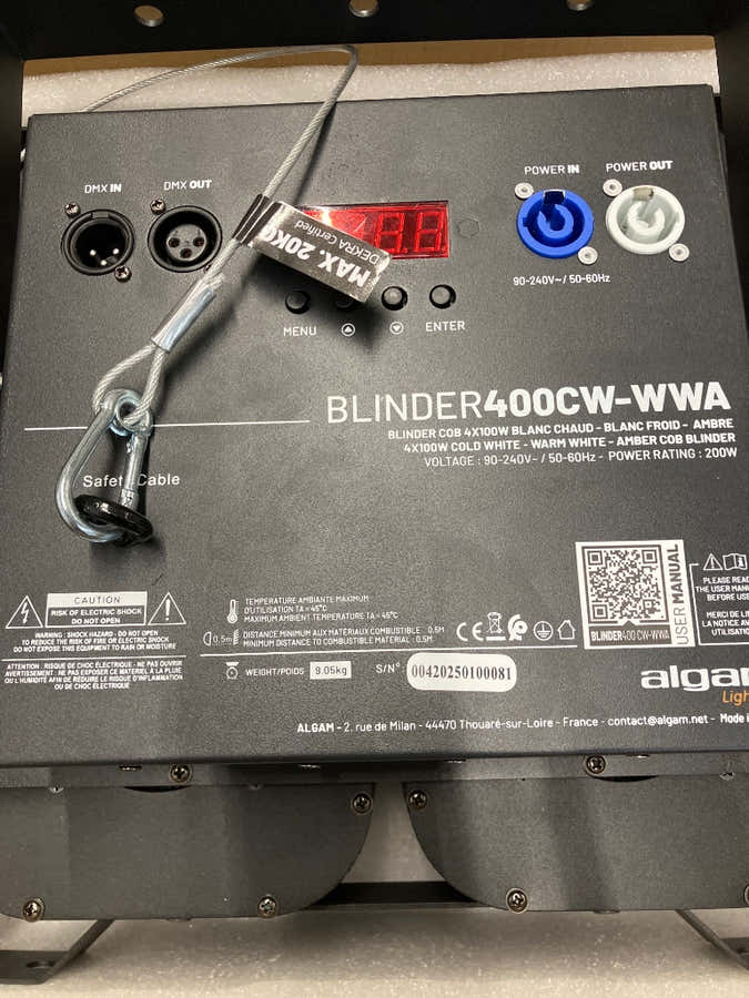 Blinder 400CW-WWA - B Stock