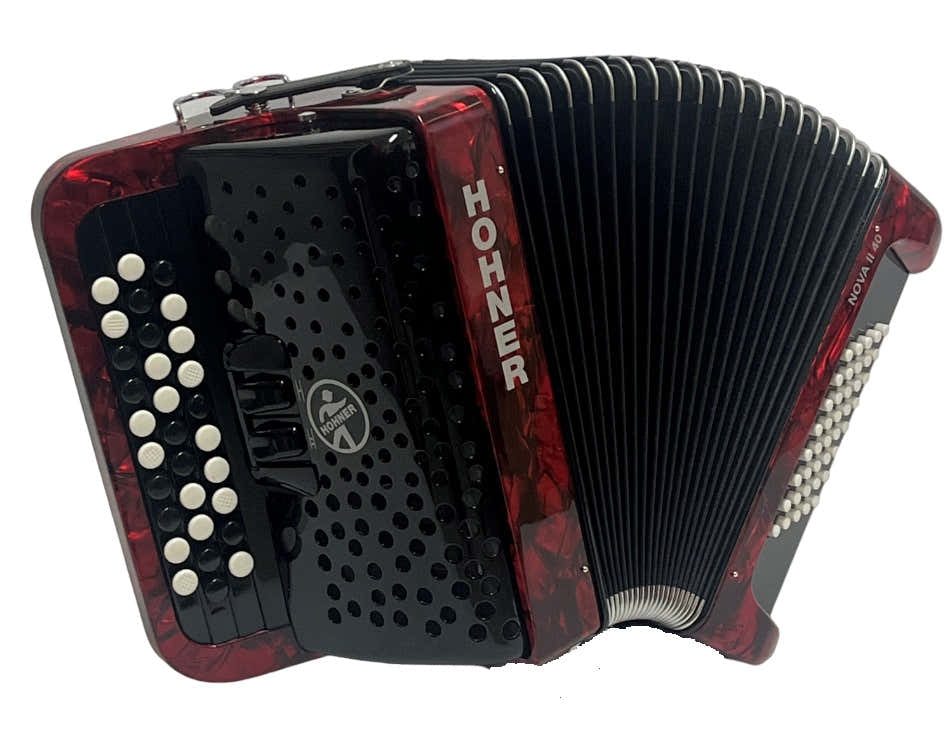 Nova II 40 Vermelho Teclas de botões