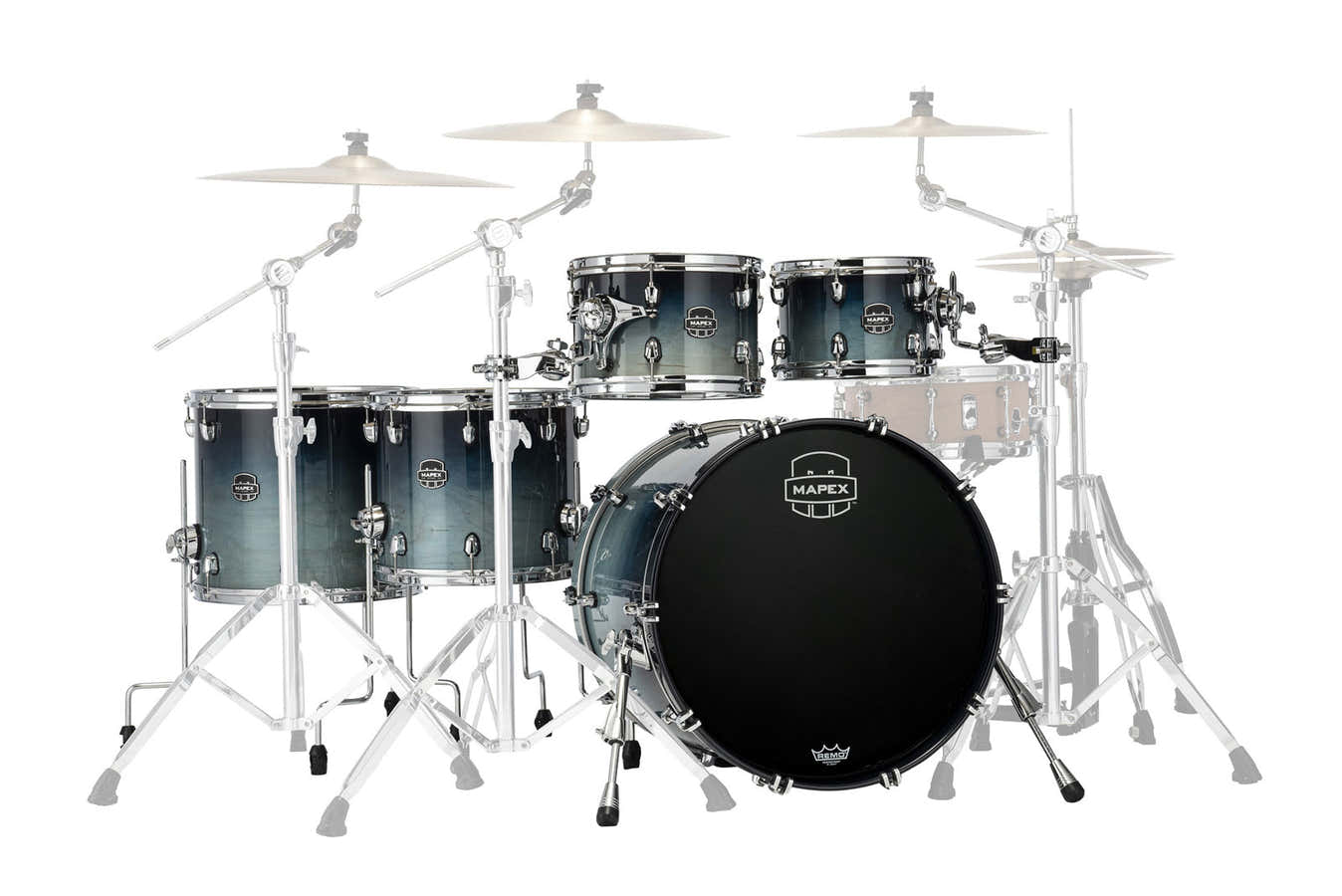 SATURN 5 DRUMS TEAL BLUE