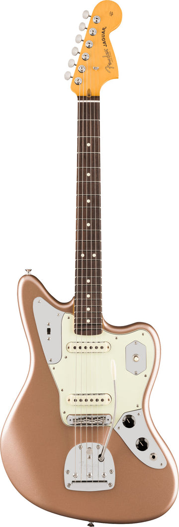 American Professional Classic Jaguar RW Firemist Gold desbotado