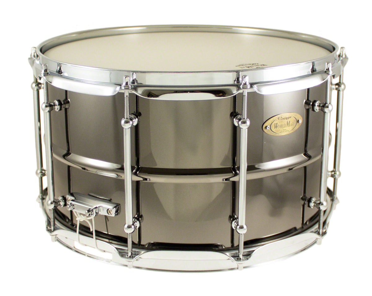 BK-8014SH - BLACK DAWG 14" X 8" SNARE DRUM - BRASS SHELL