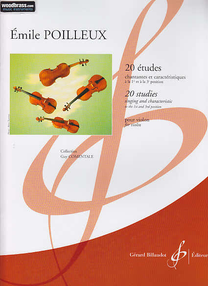 Poilleux Emile - 20 Études Chantantes et Caracteristiques - Violino