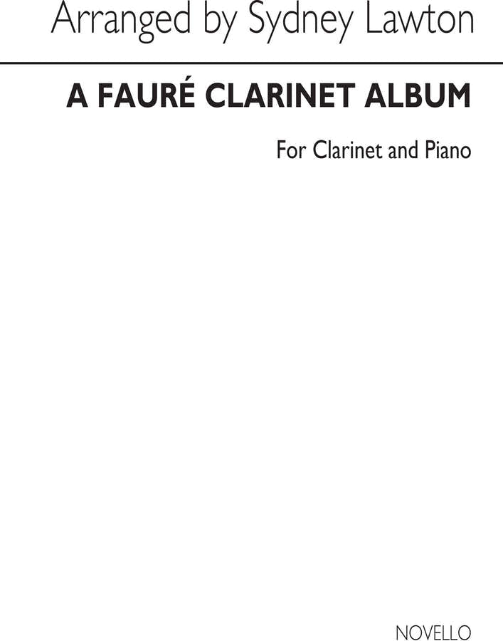 A Faure Clarinet Album