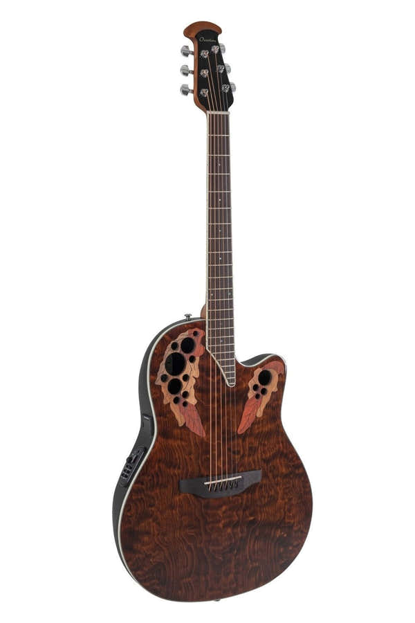 e-acoustic guitar celebrity elite plus super shallow tiger eye