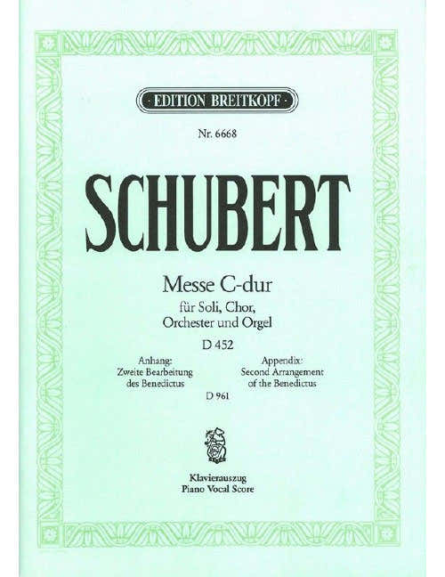 Schubert - Mass In C Major Op. 48 D 452
