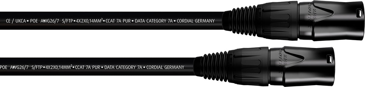 Cordial Cabos Ethercon CAT 7A - S/FTP 10m