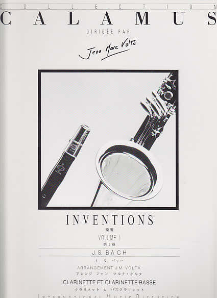 Bach - Invenções Vol. 1 para clarinete e clarinete baixo