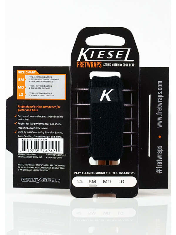 FretWraps Kiesel Preto - Médio