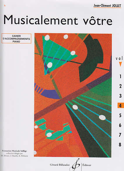 Jollet JEAN-clement - Musicalement Vôtre Vol.4 (acc.prof.)