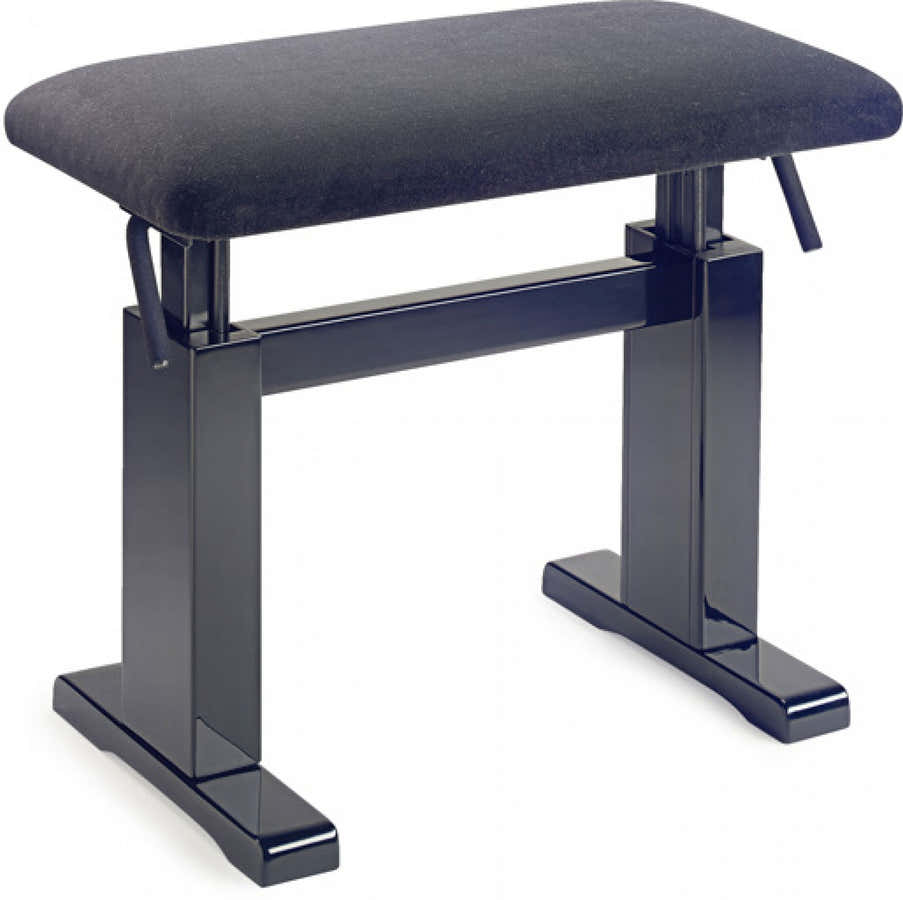 Banco para teclado PBH780 BKP VBK Preto brilhante