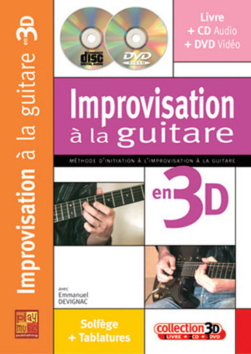 Devignac Emmanuel - Improvisation A La Guitare En 3D CD + DVD