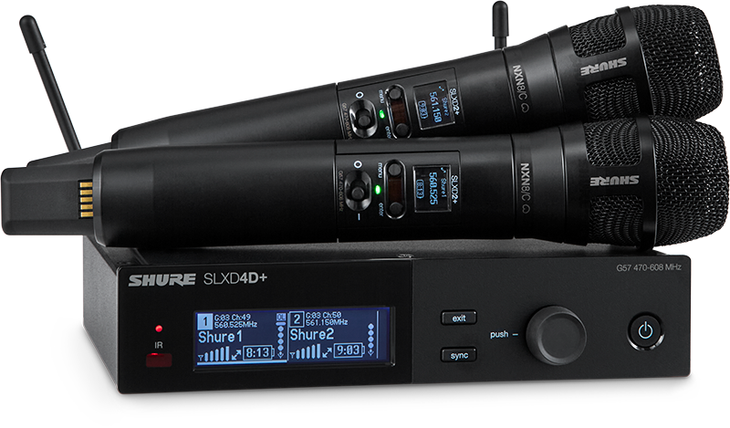 Shure SLXD24D+E-N8C-G65